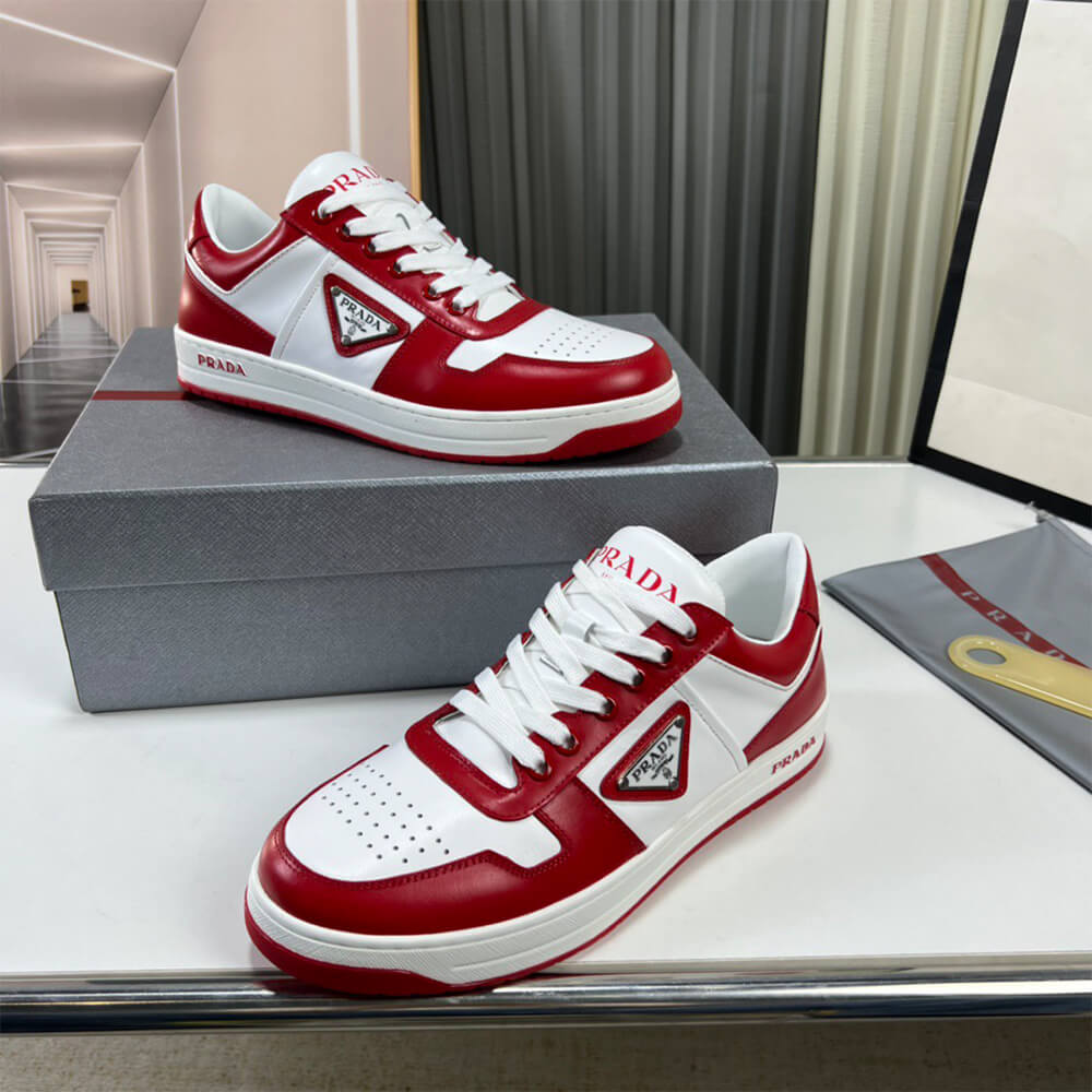 Prada Downtown nappa leather sneakers
