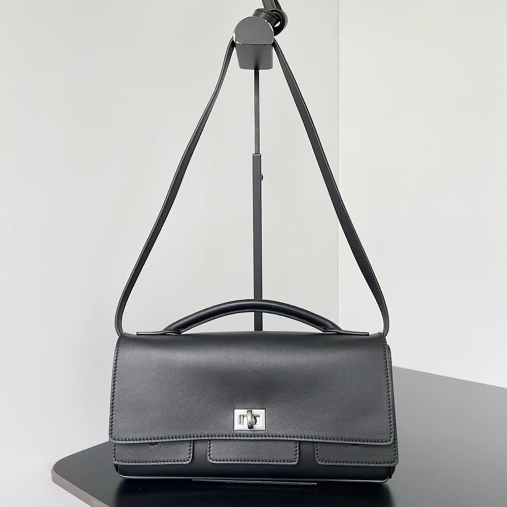 Balenciaga Women s Bel Air Clutch On Strap Small(HIGH-END GRADE)