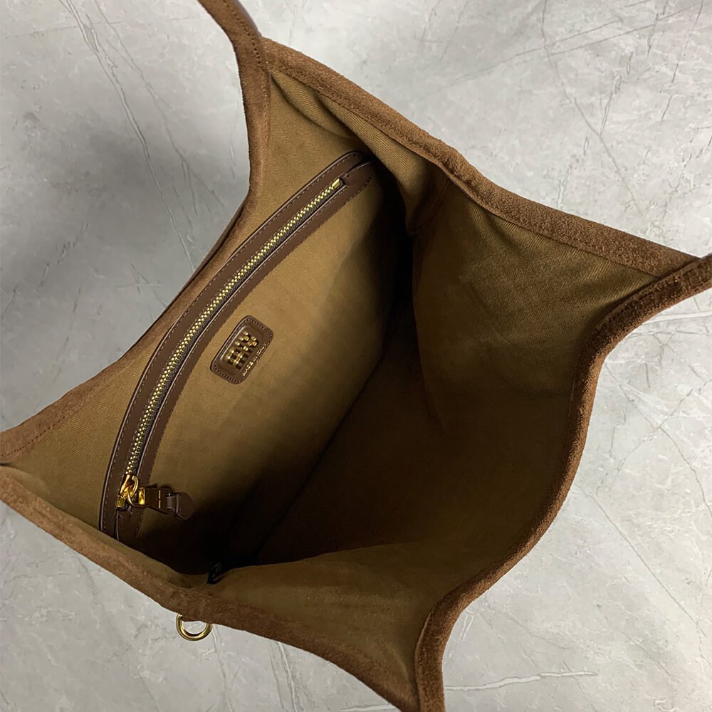 MIUMIU REGULAR IVY Suede bag(HIGH-END GRADE)