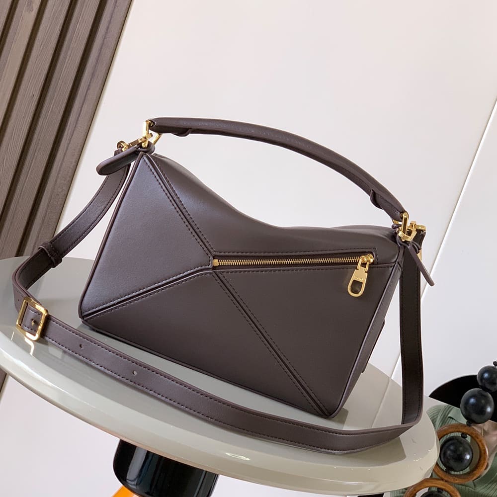 Loewe Small Featherlight Puzzle bag in nappa lambskin(HIGH-END GRADE)