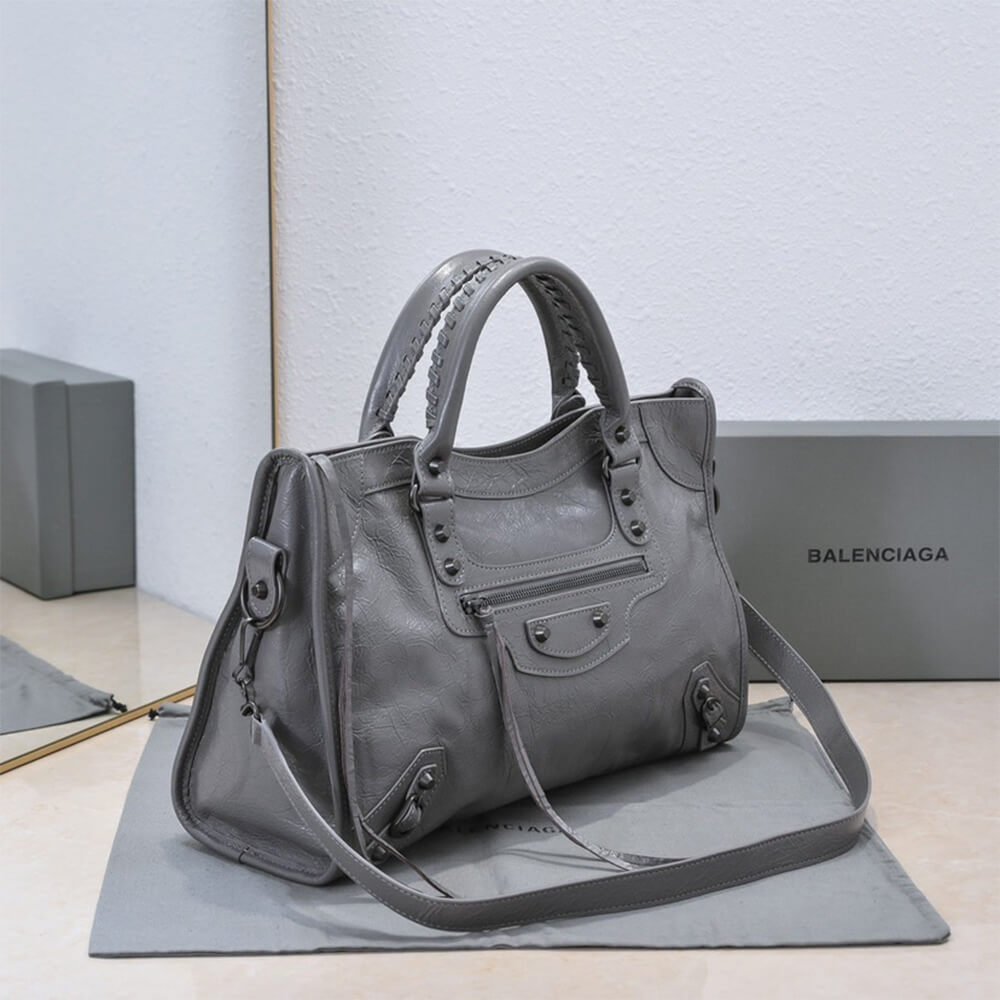 Balenciaga Women s Le City Bag Medium(HIGH-END GRADE)