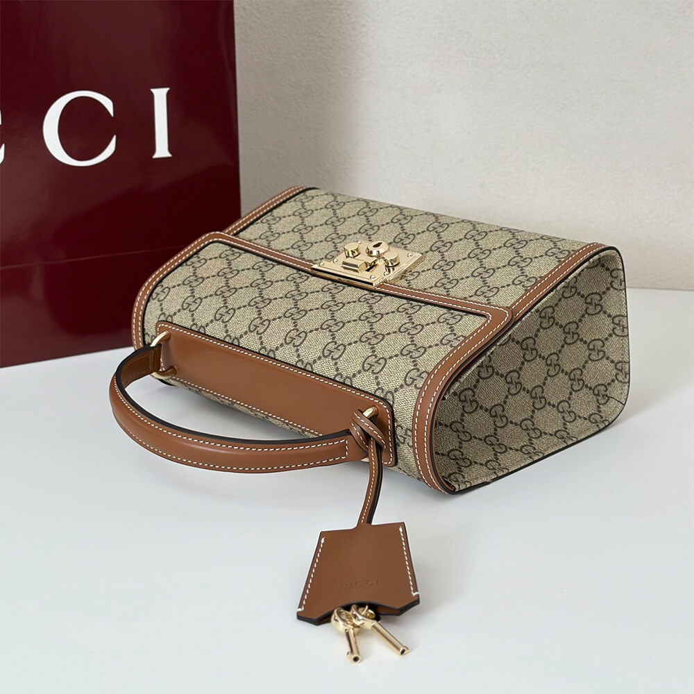 Gucci Padlock medium top handle bag