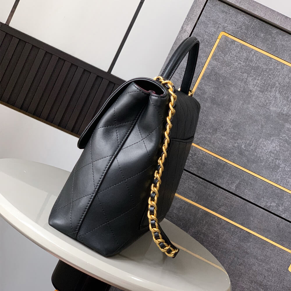 Chanel Maxi Flap Bag With Top Handle(HIGH-END GRADE)