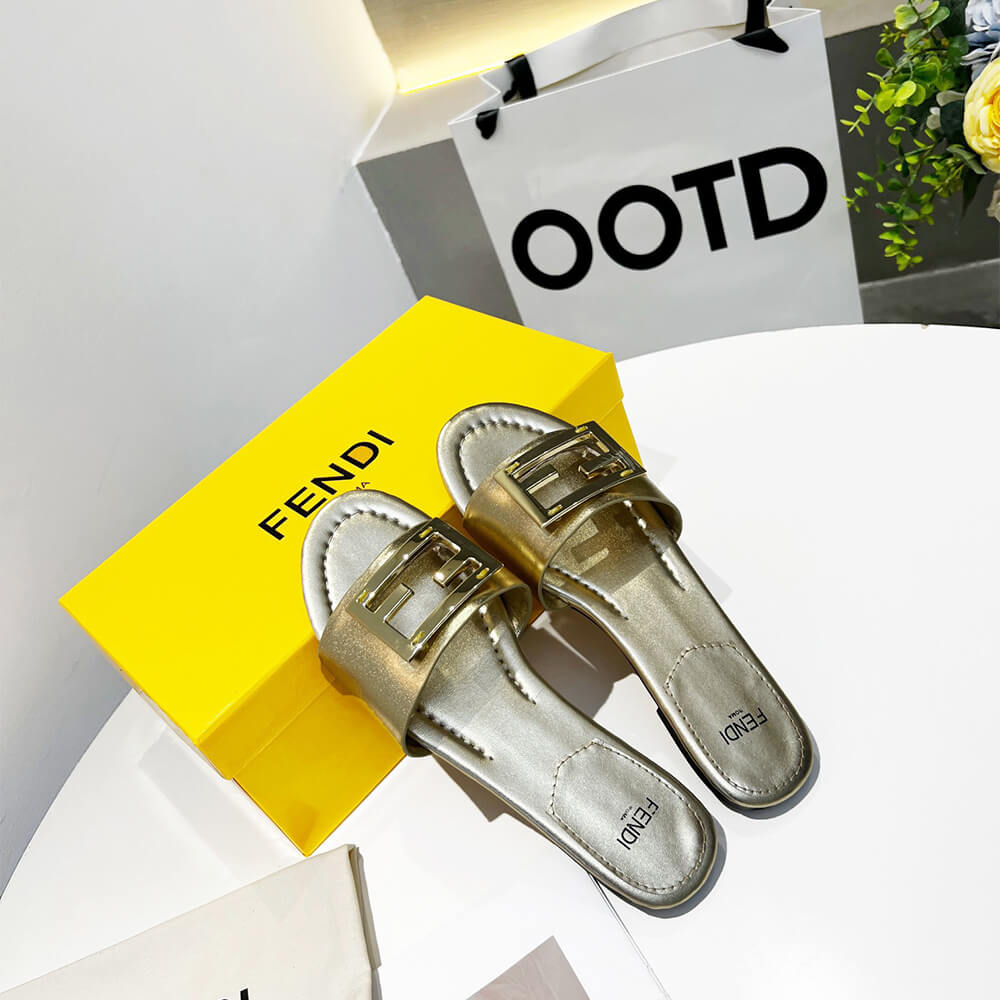 Fendi Baguette Slides