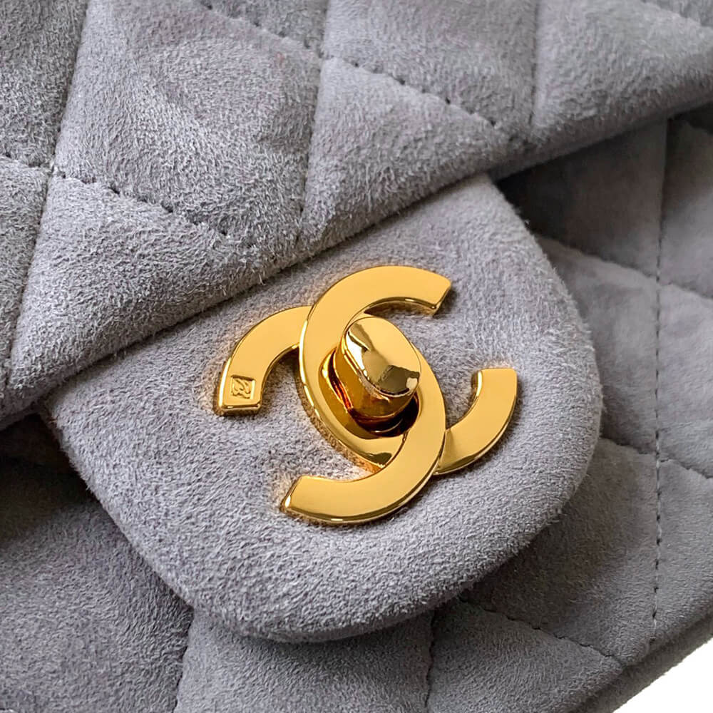 CHANEL SUEDE MINI FLAP BAG(HIGH-END GRADE)