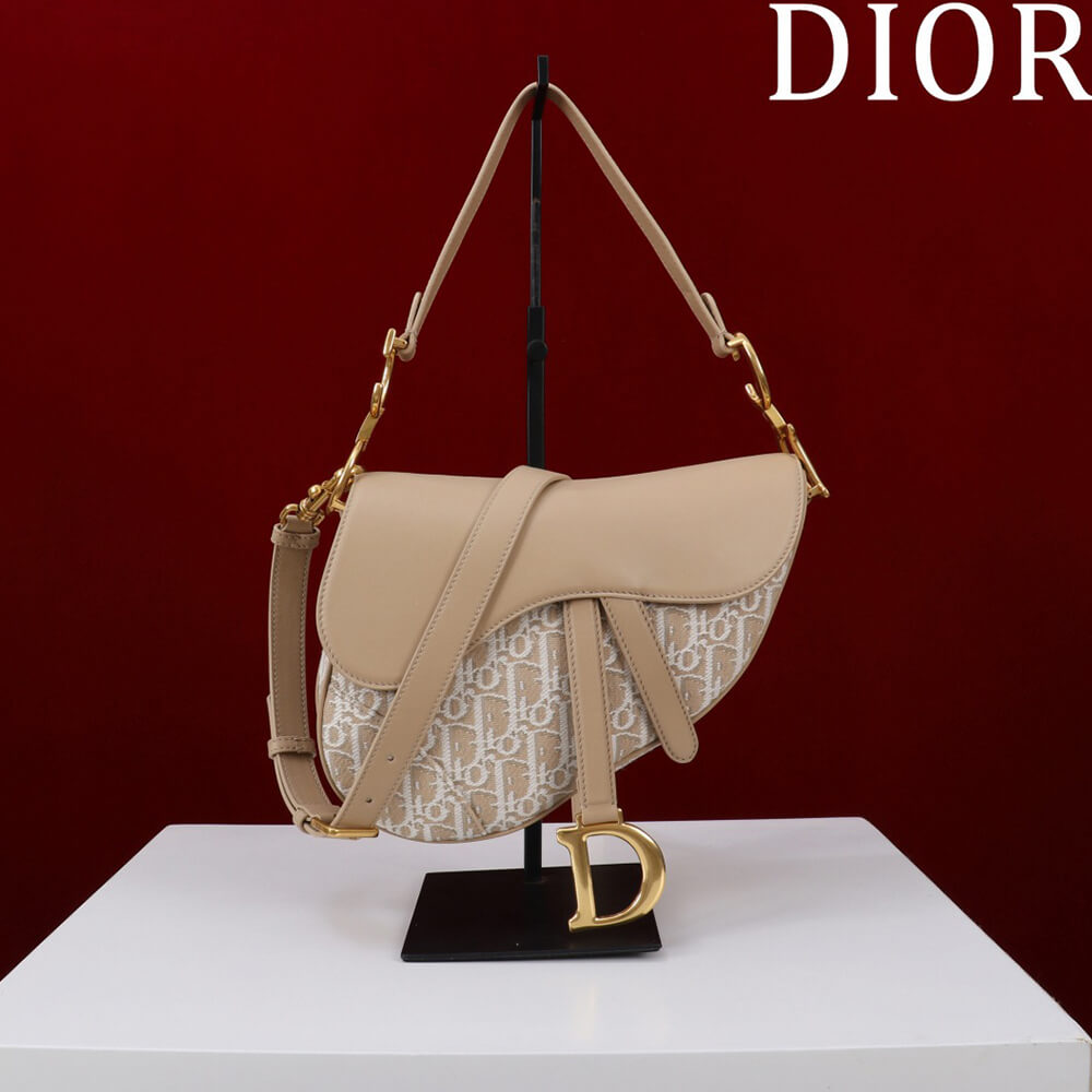 Dior Saddle Bag with Strap(HIGH-END GRADE)
