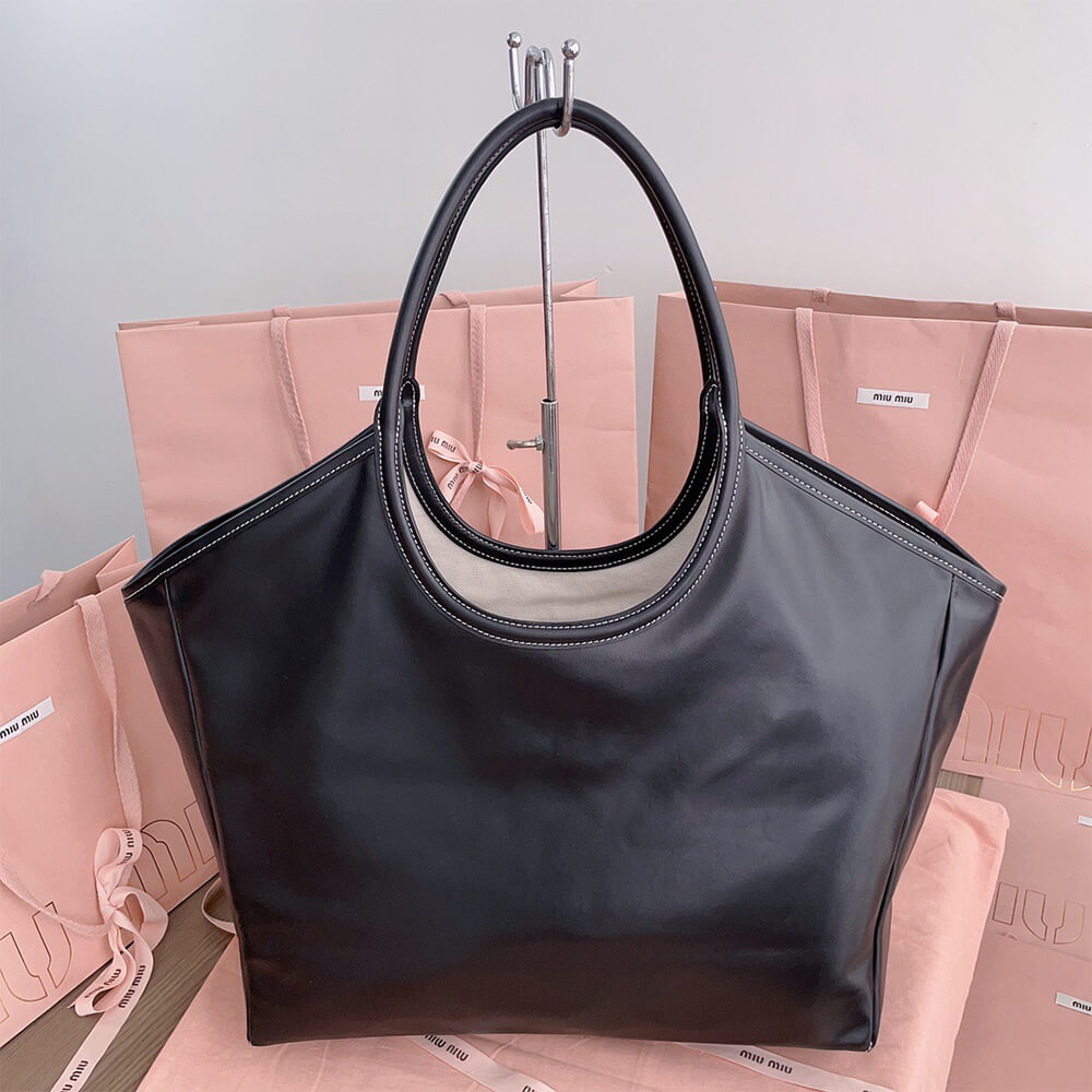 MIUMIU LARGE IVY LEATHER BAG(HIGH-END GRADE)