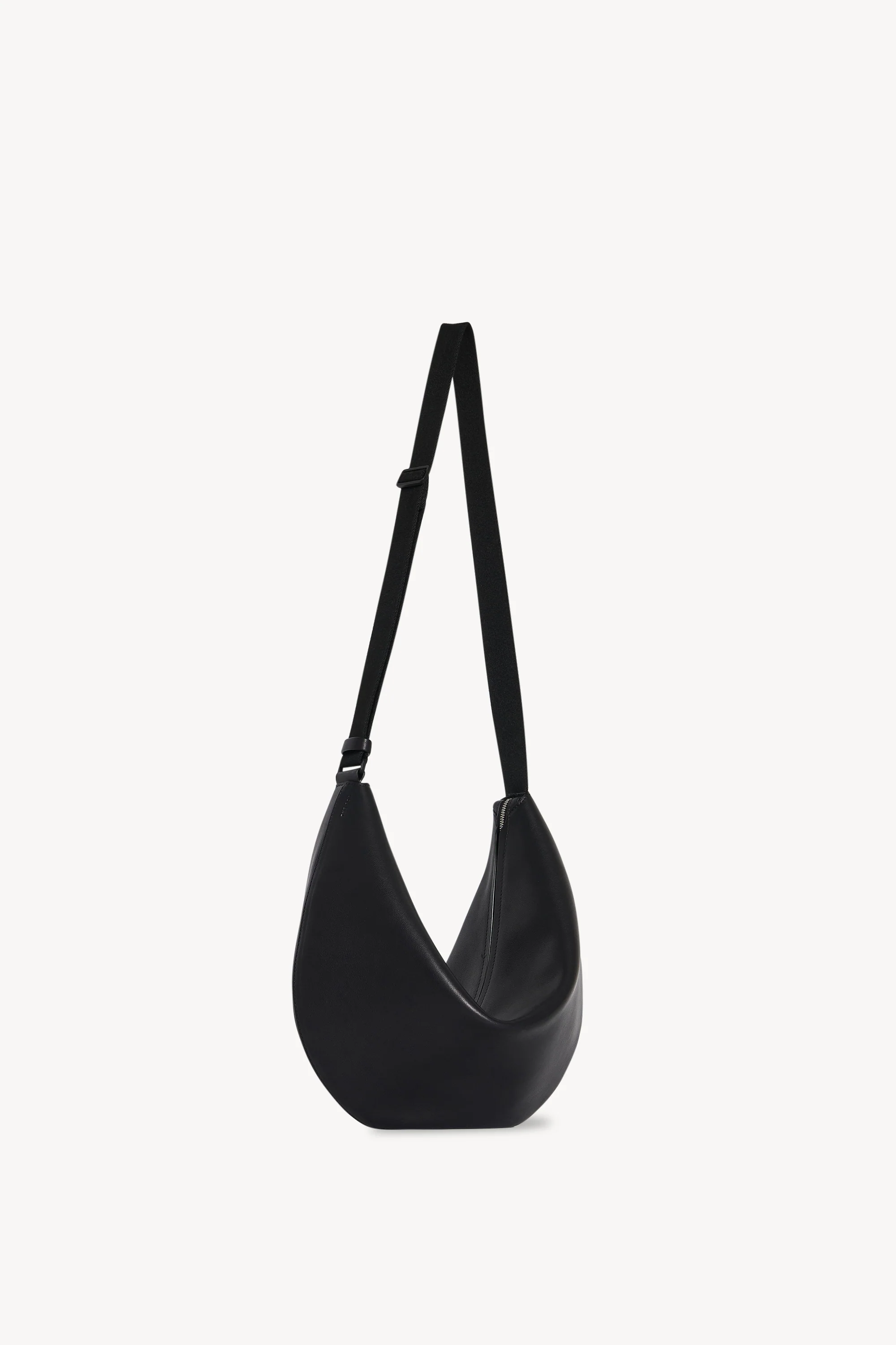 Crossbody Crescent Bag in Leather