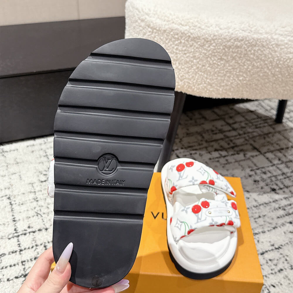 LV x TM Pool Pillow Flat Comfort Mule