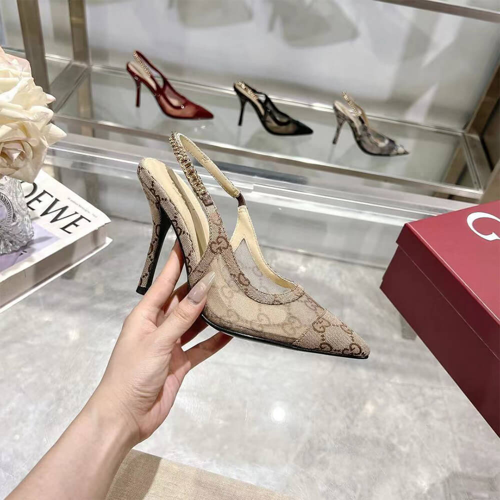Gucci Signoria slingback pump
