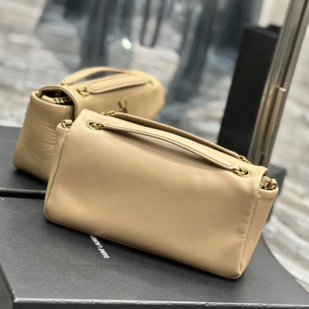 YSL calypso small in plunged lambskin