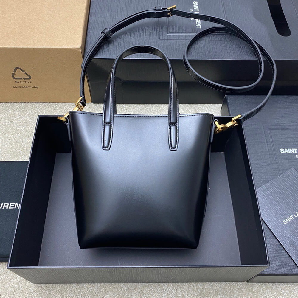 MINI TOY SHOPPING SAINT LAURENT IN BOX LEATHER