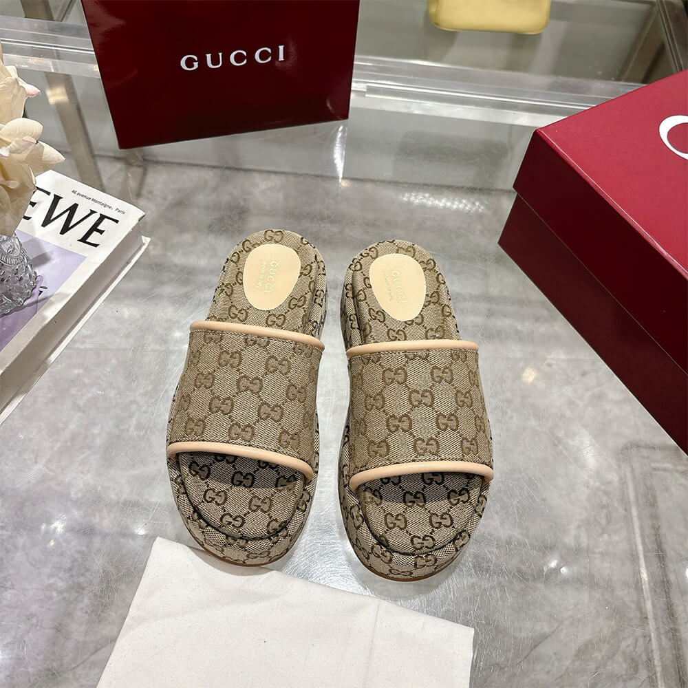 GUCCI Women s GG platform sandal