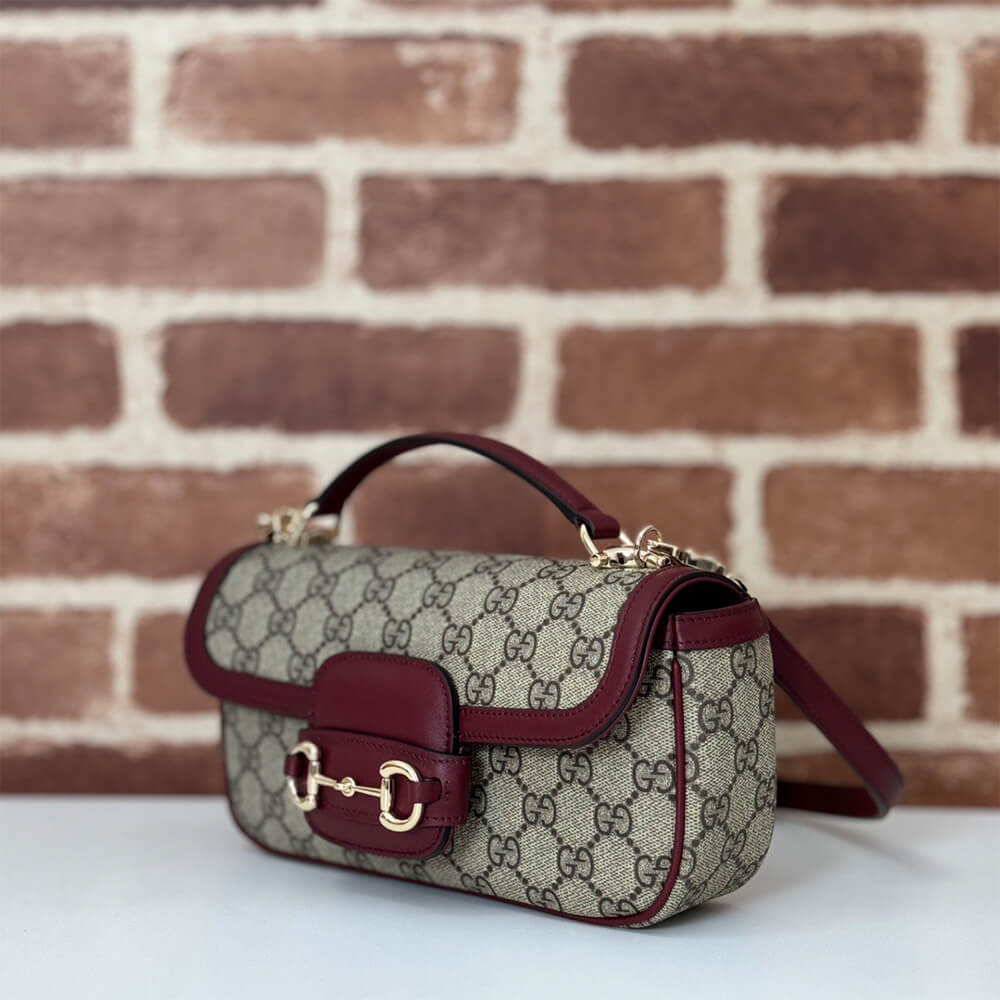 Gucci Horsebit 1955 Soft small top handle bag(HIGH-END GRADE)