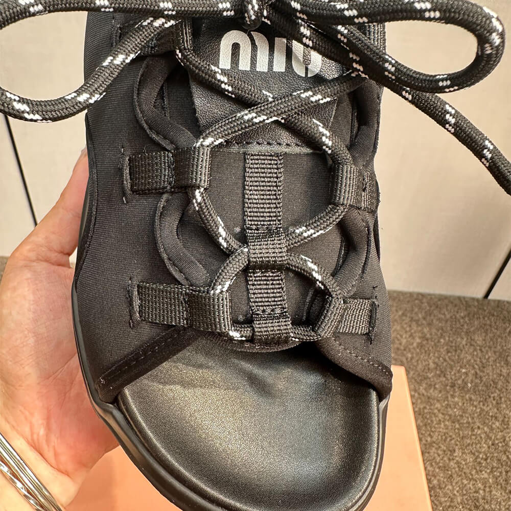 MiuMiu Chunky neoprene sandals