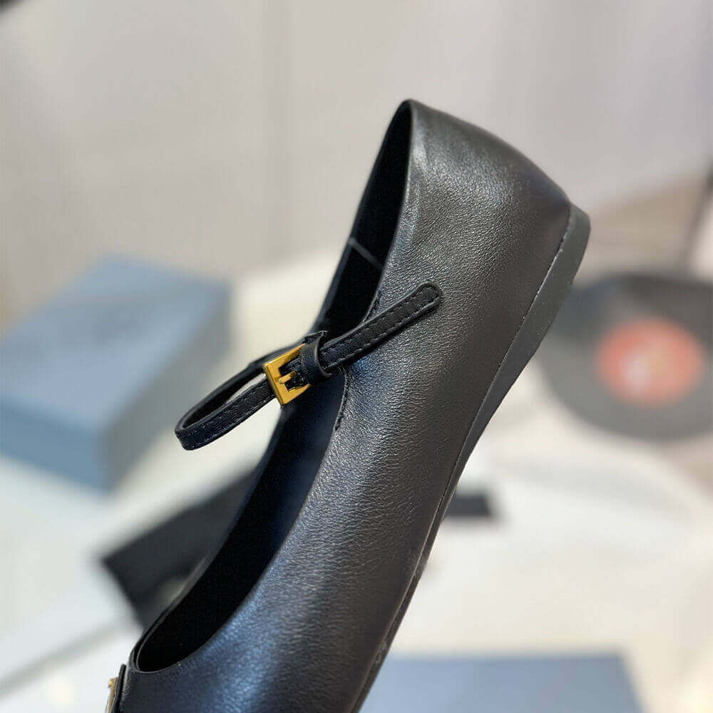 PRADA Nappa leather ballerinas