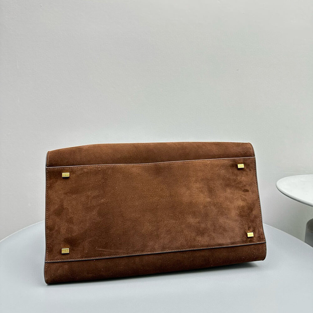 THE ROW  Soft Margaux 15 sued bag(High-end Grade)