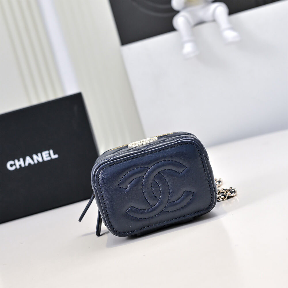 CHANEL Small Vanity with Chain(HIGH-END GRADE)