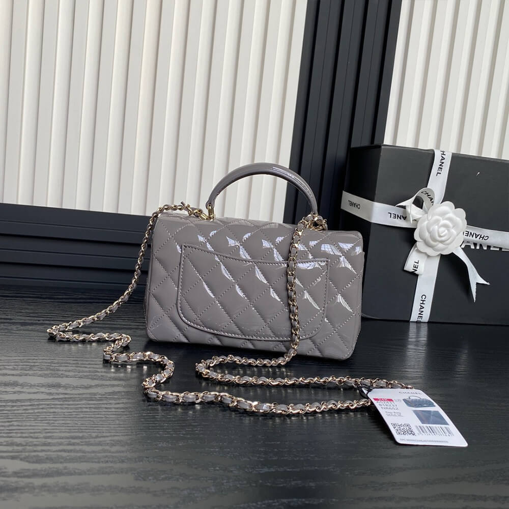 CHANEL Mini Classic Handbag With Top Handle
