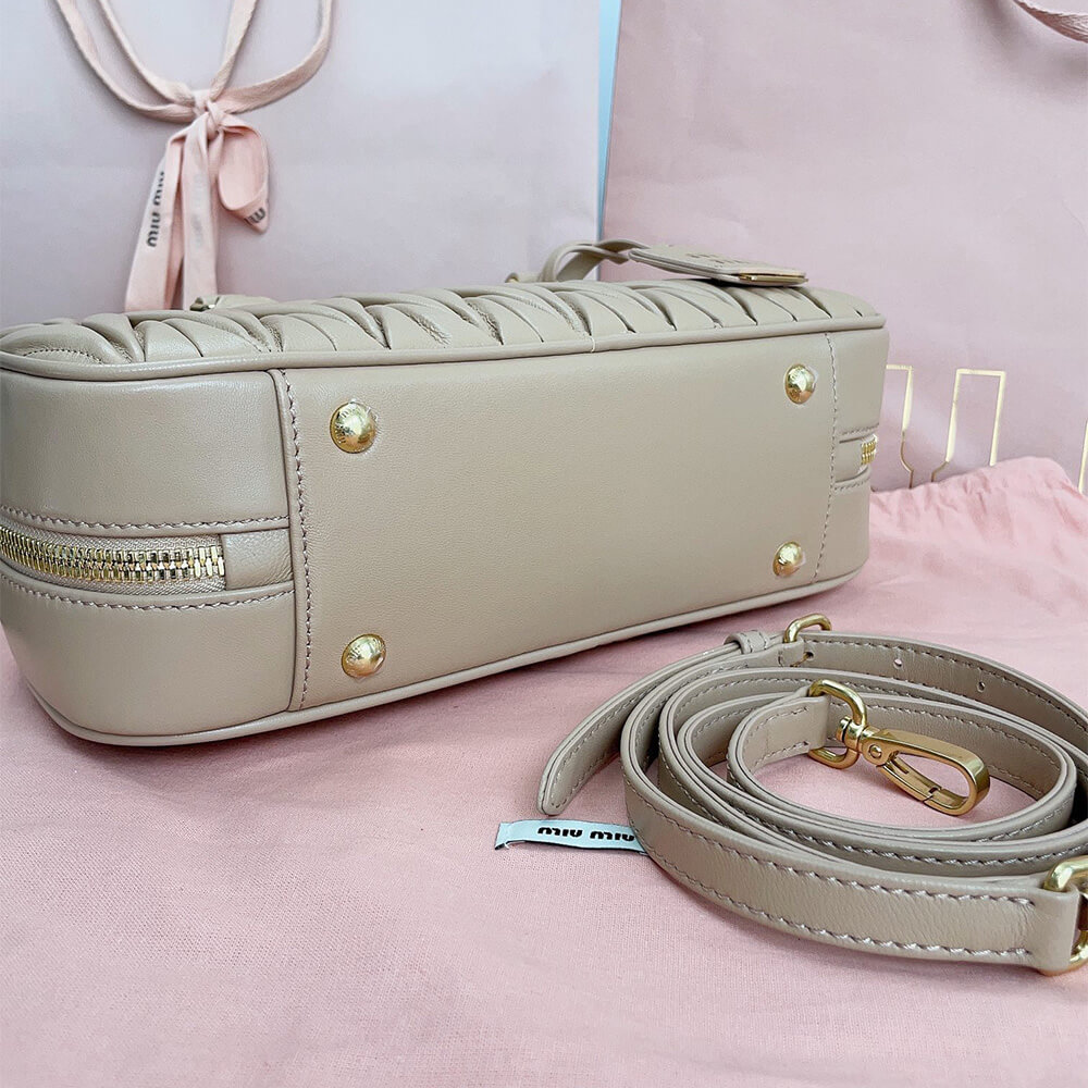 MIUMIU Large Arcadie matelasse nappa Bag(HIGH-END GRADE)