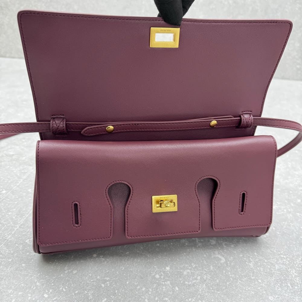 Balenciaga Women s Bel Air Clutch On Strap Small(HIGH-END GRADE)