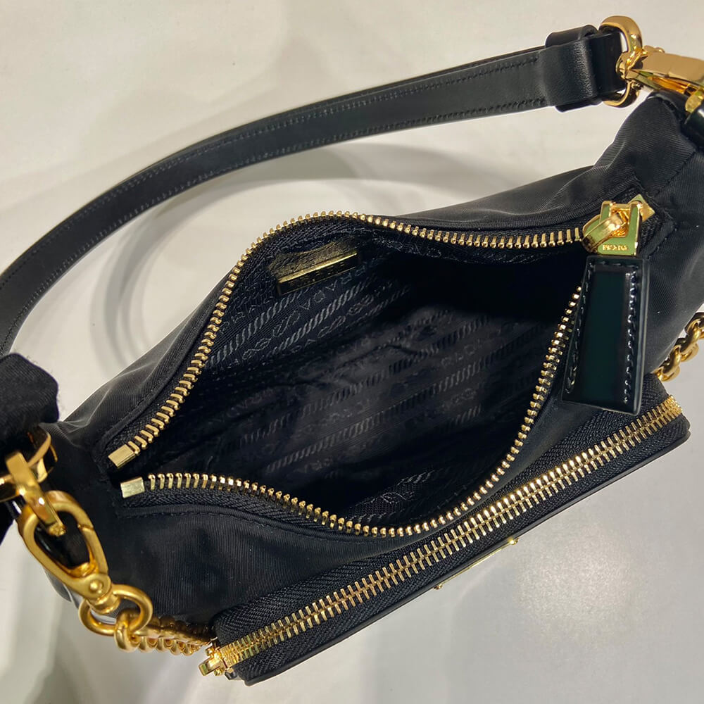 Prada Re-nylon And Brushed Leather Mini bag