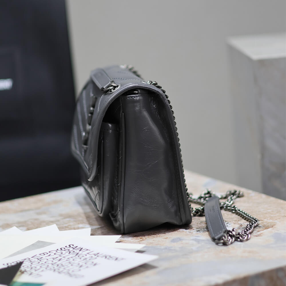 YSL NIKI baby in vintage leather(HIGH-END GRADE)