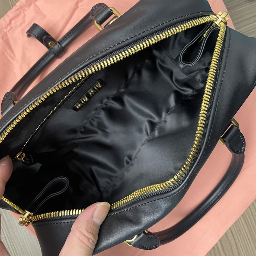 MIUMIU Large Arcadie Leather Bag(HIGH-END GRADE)